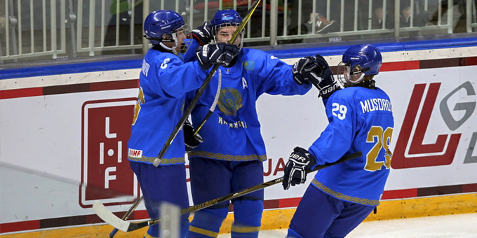 Юниорская сборная Казахстана разгромила Словению
