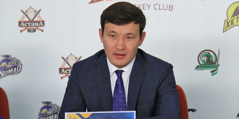 Директор "Алматы" Дидар Сагадиев: "Хотим участвовать в ВХЛ, а затем поэтапно переходить в КХЛ"