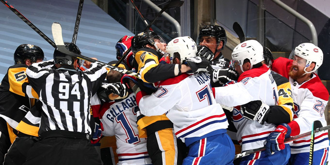"Питтсбург Пингвинз" обыграл "Монреаль Канадиенс" и сравнял счёт в серии