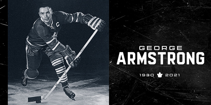 Четырехкратный обладатель Кубка Стэнли Джордж Армстронг умер в возрасте 90 лет
