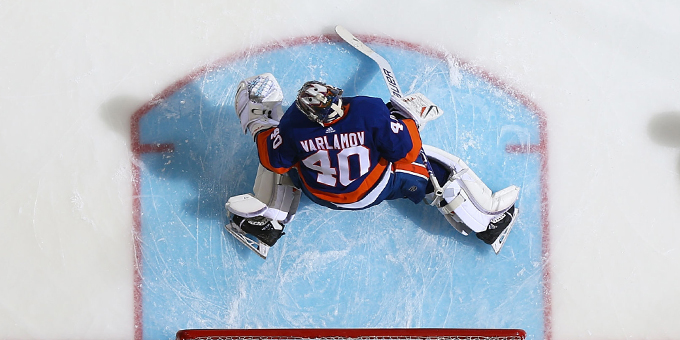 Семён Варламов - самый "сухой" вратарь в НХЛ