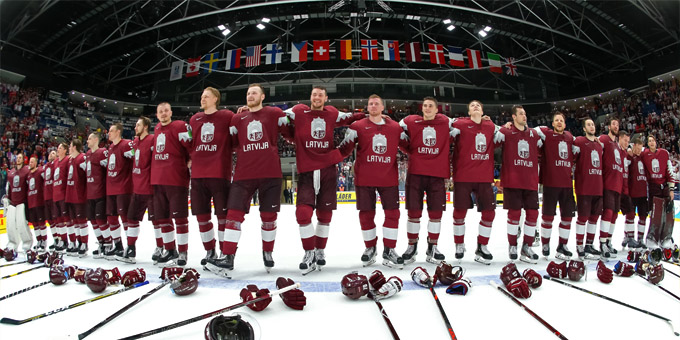 Сборная Латвии объявила состав на чемпионат мира