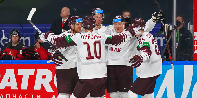 Первая сенсация на чемпионате мира. Латвия нанесла поражение Канаде