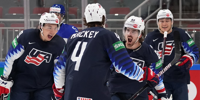 Сборная США разгромила Словакию и вышла в полуфинал чемпионата мира