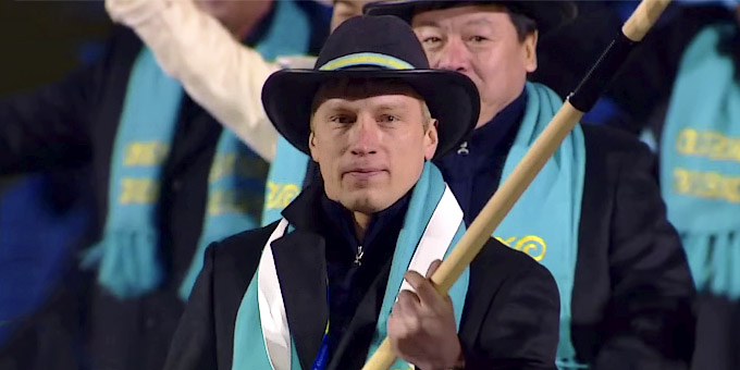 Как это было. Александр Корешков - знаменосец Казахстана на Олимпийских играх 2006 года в Турине