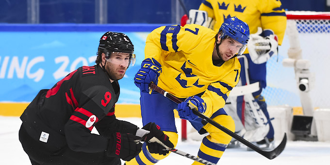 Сборная Швеции одержала победу над Канадой