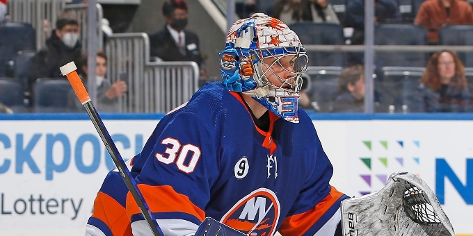 Илья Сорокин на втором месте в НХЛ по количеству сухих побед в этом сезоне