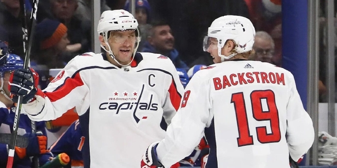 Александр Овечкин и Никлас Бэкстрем - 9-й дуэт в истории НХЛ, сыгравший вместе 1000 матчей