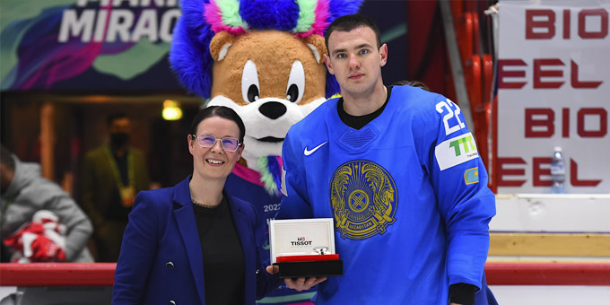 Кирилл Панюков назван лучшим игроком сборной Казахстана в матче против Словакии