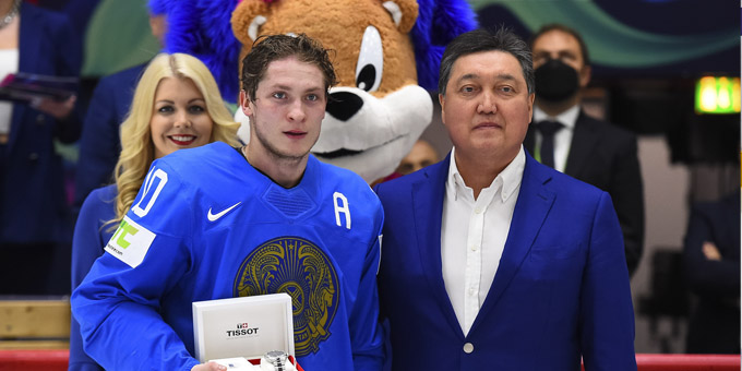 Никита Михайлис назван лучшим игроком сборной Казахстана в матче против Италии