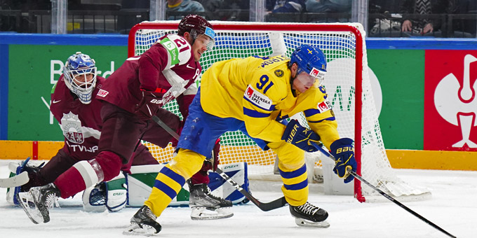 Швеция с минимальным счётом одержала победу над Латвией