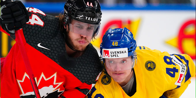 Канада отыгралась с 0:3 в матче со Швецией и вышла в полуфинал чемпионата мира
