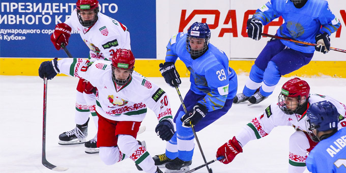 Юниорская сборная Казахстана проиграла Беларуси, ведя в счёте 2:0