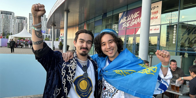"Это настоящая сборная Казахстана". Болельщик поделился впечатлениями от чемпионата мира в Риге