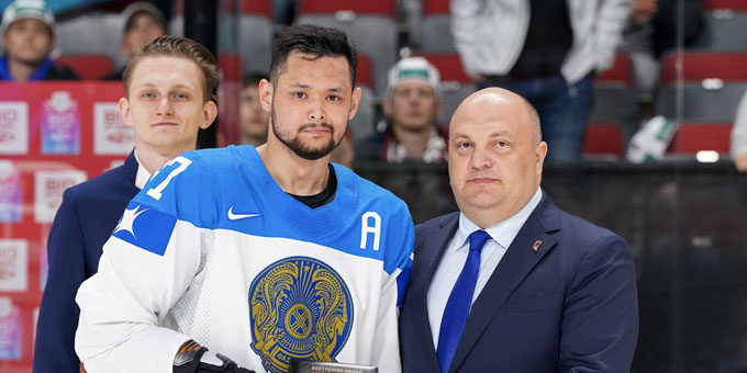 Адиль Бекетаев назван лучшим игроком сборной Казахстана в матче против Канады