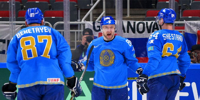 Сенсация! Казахстан обыграл Словакию впервые на чемпионате мира