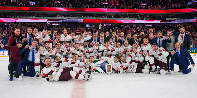 Латвия в овертайме обыграла США и впервые в истории выиграла бронзовые медали чемпионата мира