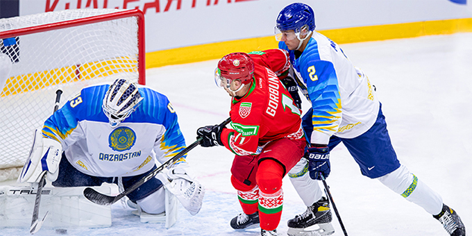 Сборная Казахстана проиграла Беларуси в первом матче Кубка Первого канала