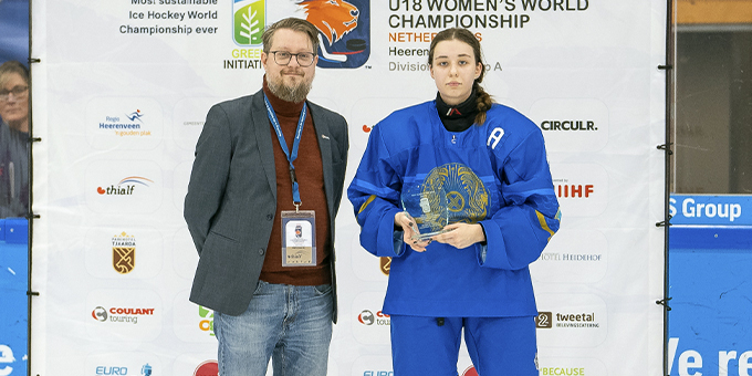 Полина Яковлева признана лучшим игроком сборной Казахстана на женском юниорском чемпионате мира