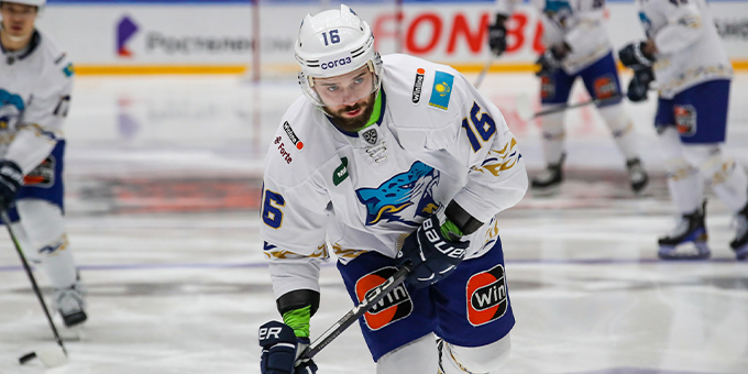 Александр Борисевич провёл 50 матчей в КХЛ