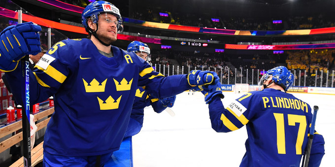 Сборная Швеции представила состав, преимущественно собранный из игроков НХЛ