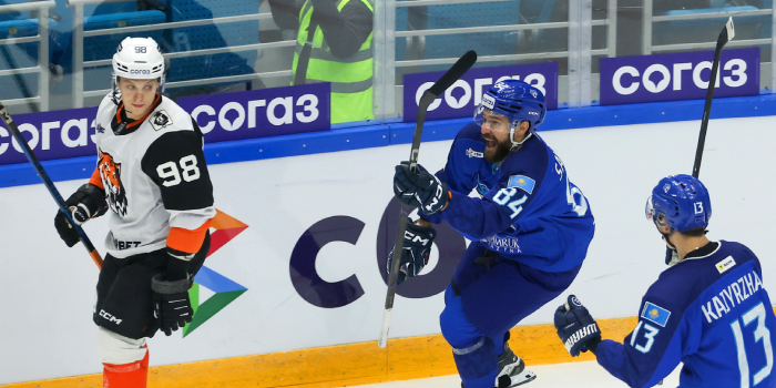 "Барыс" в серии буллитов переиграл "Амур" и одержал вторую победу подряд