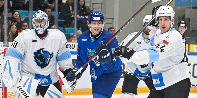 "Барыс" проиграл минскому "Динамо" и потерпел первое поражение в сезоне