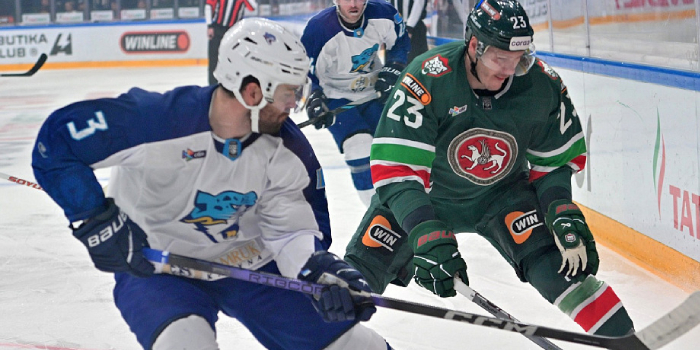 "Барыс" уступил "Ак Барсу" и потерпел третье поражение подряд