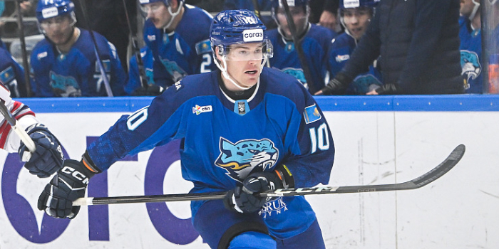 Макс Уиллман провёл дебютный матч за "Барыс"