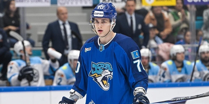 В этом сезоне в "Барысе" уделяют большое внимание развитию молодых игроков. Большое интервью Семёна Симонова