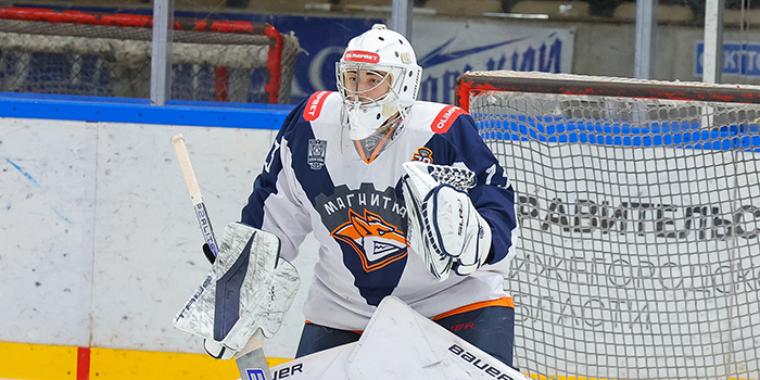 34 сэйва Джелала-ад-Дина Амирбекова помогли "Магнитке" всухую обыграть "Химик" в первом матче четвертьфинала